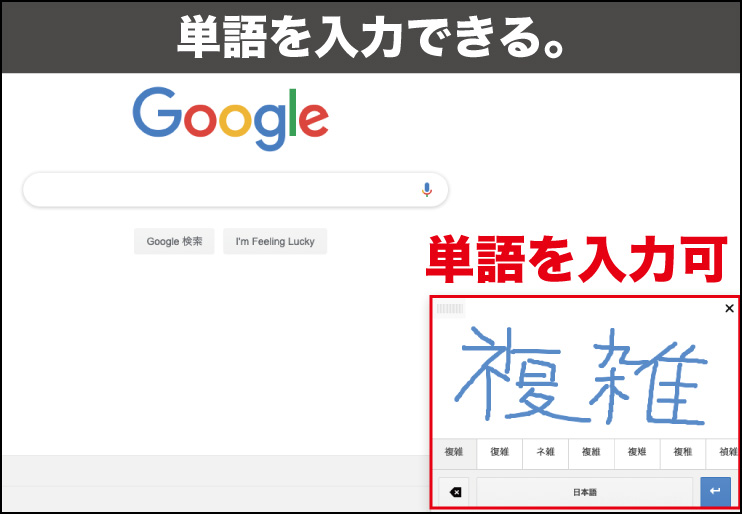 ｐｃで便利なgoogle手書き検索 あれ メニューが消えて検索できない 実は 手書き入力 に変更